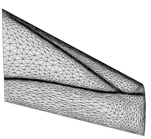 M6 wing, adapted mesh